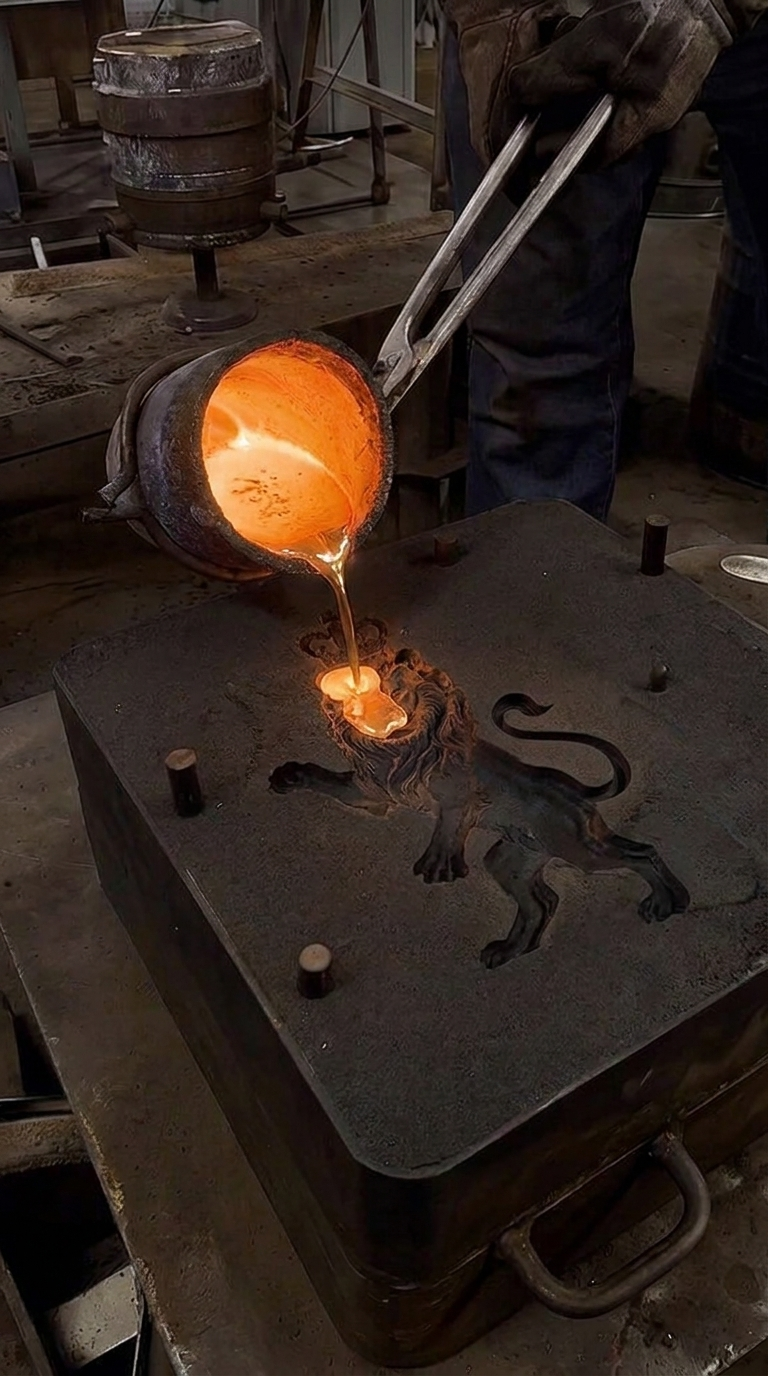 Poured
